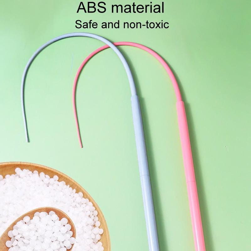 Mouse Tail Cat Teaser Wand Silicone Interactive Toy Cat Enrichment Stick Pink 6