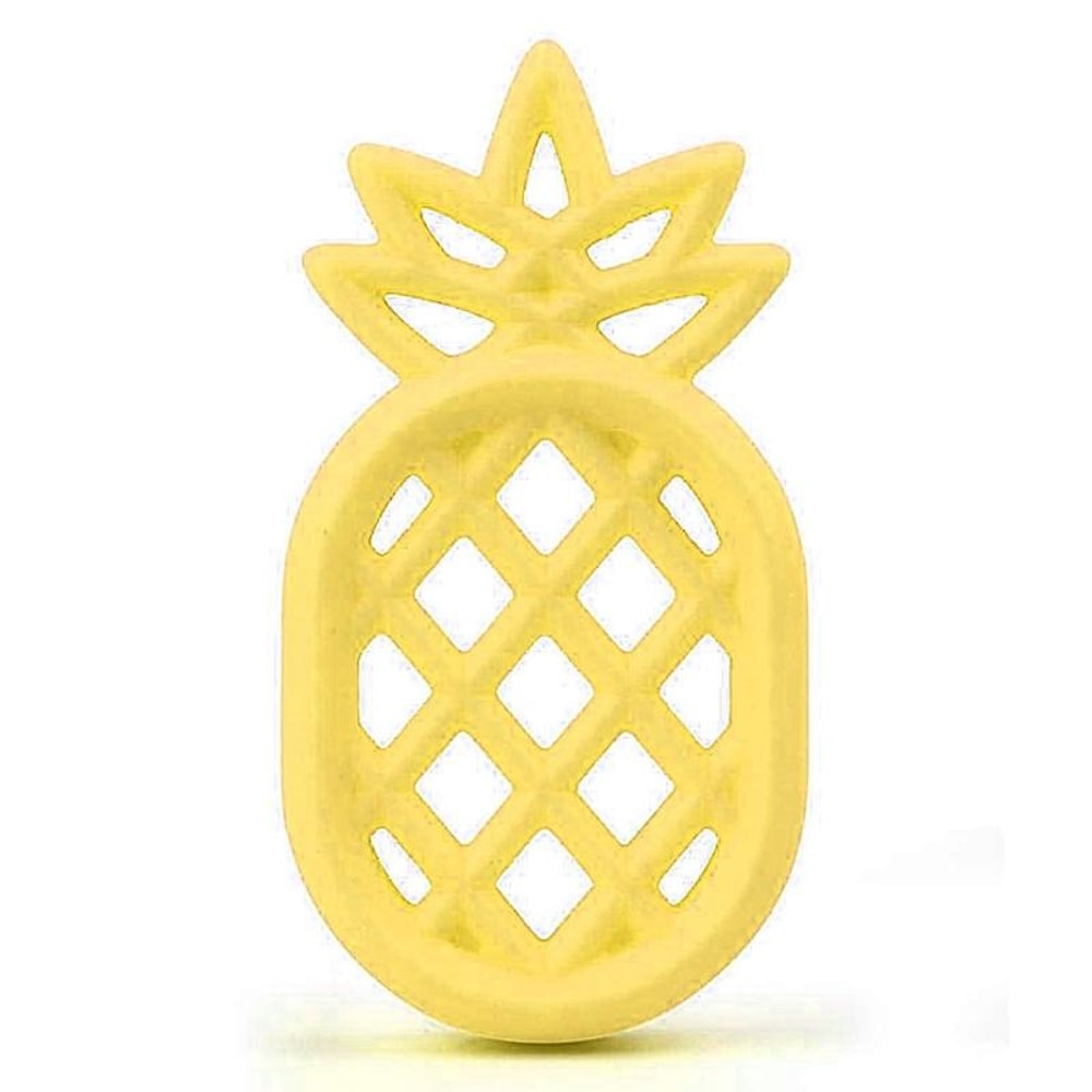 Pineapple Silicone Baby Teether Pendant Toy Safe Teething Relief Soothing Necklace 1