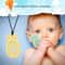 Pineapple Silicone Baby Teether Pendant Toy Safe Teething Relief Soothing Necklace 11