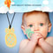 Pineapple Silicone Baby Teether Pendant Toy Safe Teething Relief Soothing Necklace 11