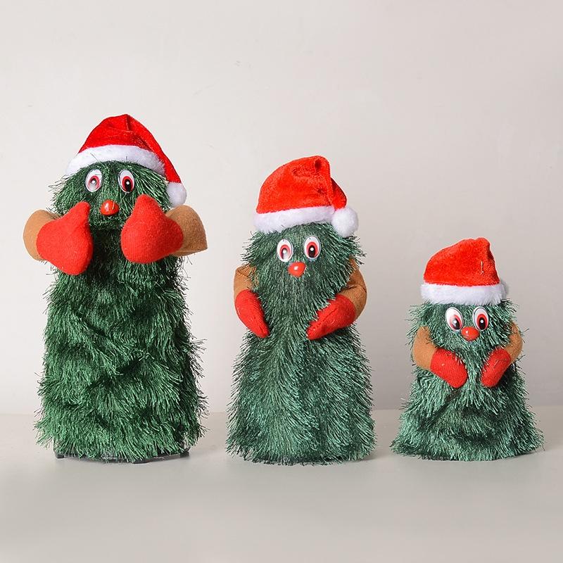 Electric Rotating Musical Dancing Santa Christmas Tree Decoration Toy