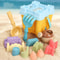 Kids Beach Toy Set Castle Sand Bucket Outdoor Sand Play Toys For Toddlers 1