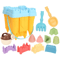 Kids Beach Toy Set Castle Sand Bucket Outdoor Sand Play Toys For Toddlers 12