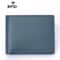 RFID Blocking Slim Leather Wallet for Men with 10 Card Slots Secure Minimalist Billfold