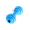 Durable Rubber Dog Chew Toy Dumbbell Shape Bite Resistant Pet Teething Molar Toy