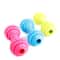 Durable Rubber Dog Chew Toy Dumbbell Shape Bite Resistant Pet Teething Molar Toy