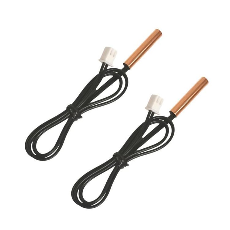 Copper Head Thermistor Probe for AC Pipe Temperature Sensor Fast Response Waterproof