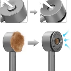 compatible pet grooming brush head with extension hose