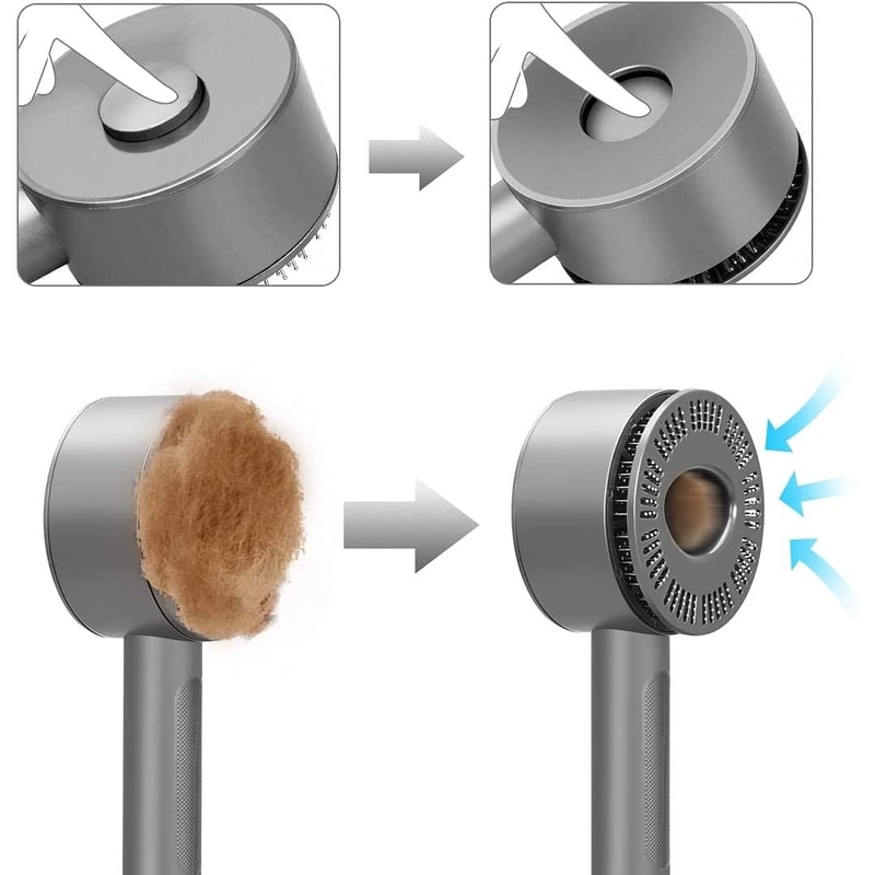 Compatible Pet Grooming Brush Head With Extension Hose 0