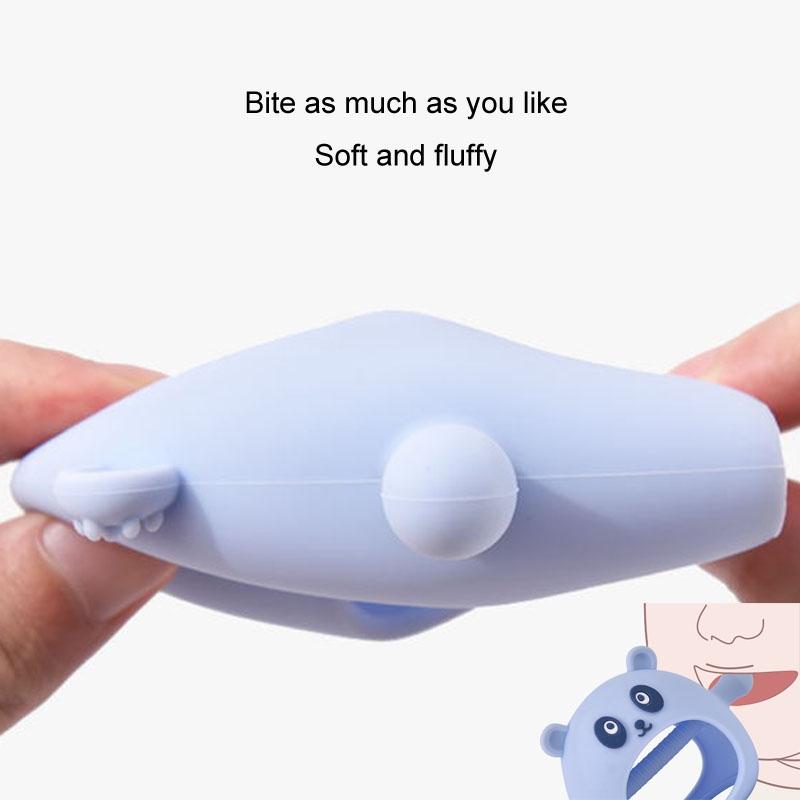 Baby Silicone Teething Glove Anti Bite Hand Protector Teether Toy for Infants
