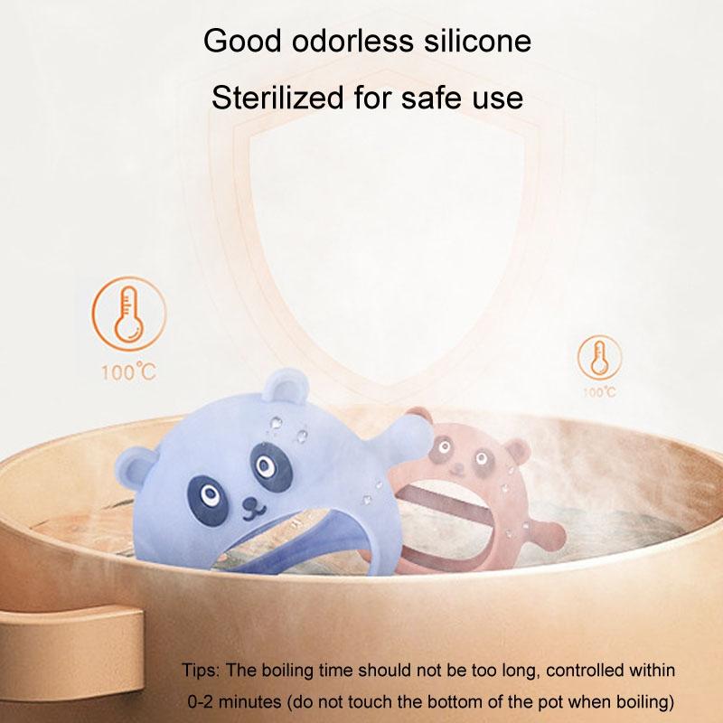 Baby Silicone Teething Glove Anti Bite Hand Protector Teether Toy for Infants