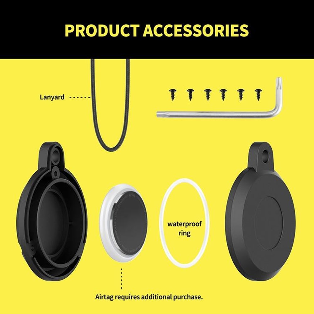 Waterproof AirTag Pet Collar Holder For Dogs And Cats 3