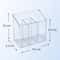 Wall Mounted Clear Cosmetic Organizer 3 Compartment Makeup Storage Box 3