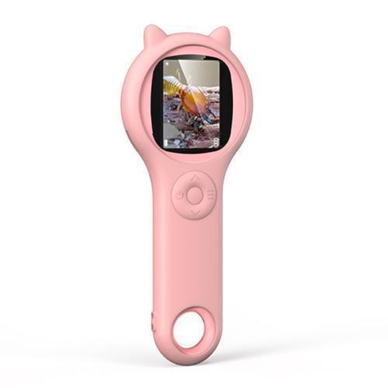 Kids Digital Microscope Toy Children Science Experiment Setout Screen Macro Lens
