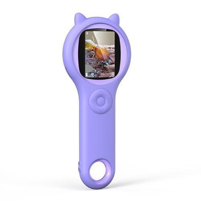 Kids Digital Microscope Toy Children Science Experiment Setout Screen Macro Lens