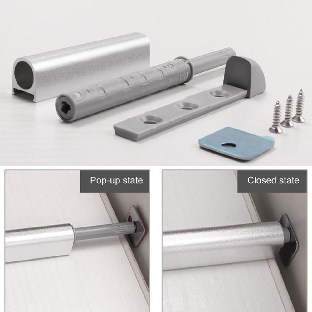 Push To Open Magnetic Cabinet Door Latch Adjustable Soft Close Drawer Opener 3