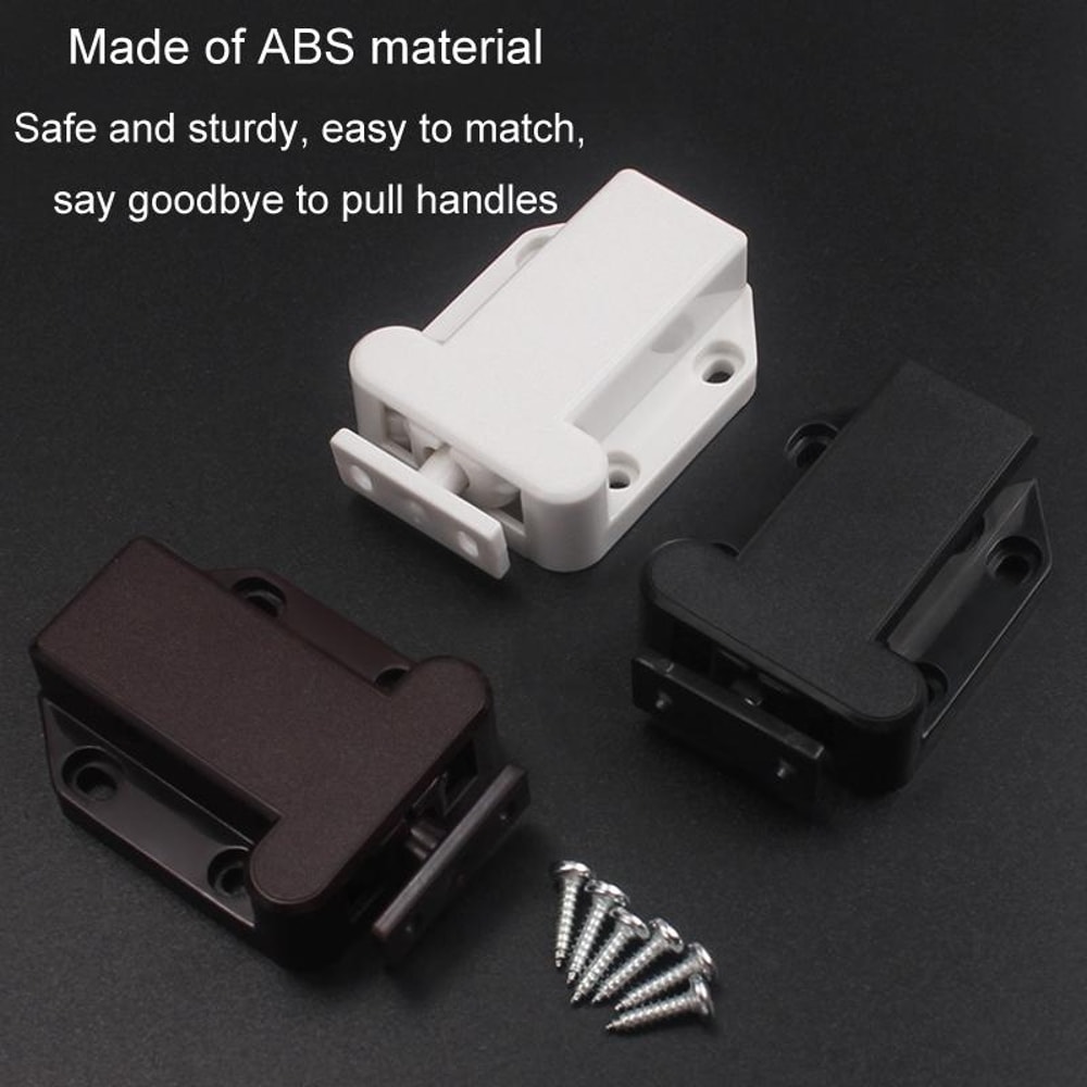 Push To Open Cabinet Latch Hidden Drawer Catch Soft Close Touch Hardware 7