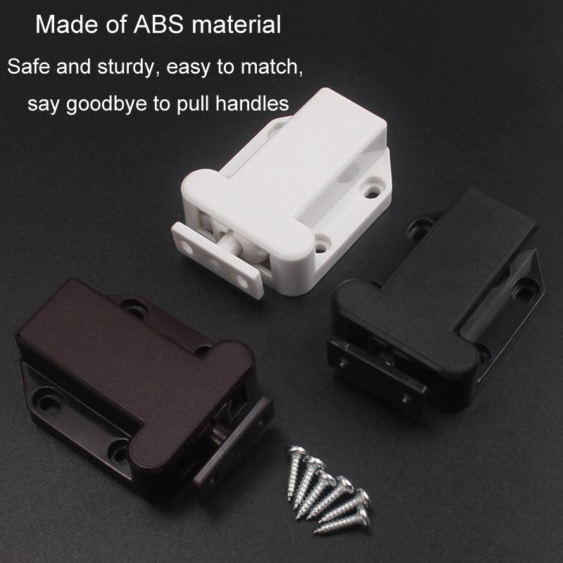 Push To Open Cabinet Latch Hidden Drawer Catch Soft Close Touch Hardware 7