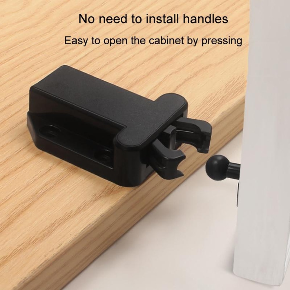 Push To Open Cabinet Latch Hidden Drawer Catch Soft Close Touch Hardware 8