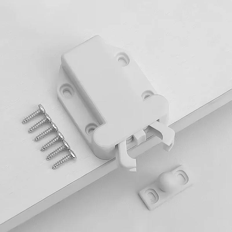 Push To Open Cabinet Latch Hidden Drawer Catch Soft Close Touch Hardware 9