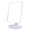 LED Lighted Makeup Mirror With Storage Base Touch Control Rotatable Vanity Mirror 1