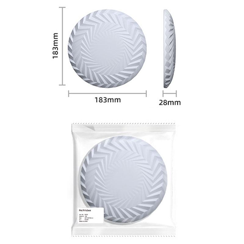 Interactive Bite Resistant Floating Dog Frisbee Toy for Training, Fetch & Outdoor Play TPR Flying Disc