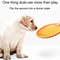 Interactive Bite Resistant Floating Dog Frisbee Toy for Training, Fetch & Outdoor Play TPR Flying Disc