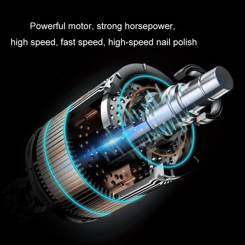 Quiet Pet Nail Grinder With LED Light For Dogs And Cats USB Rechargeable Grooming Tool 2