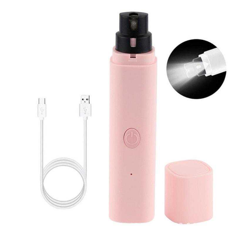Quiet Pet Nail Grinder With LED Light For Dogs And Cats USB Rechargeable Grooming Tool 13