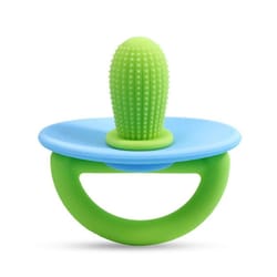 silicone cactus baby teether toy soothing teething stick for infants