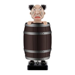 wooden barrel automatic cigarette case novelty ejection cigarette holder prank gift