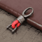 Metal Car Key Ring Black Belt Keychain Gift 5