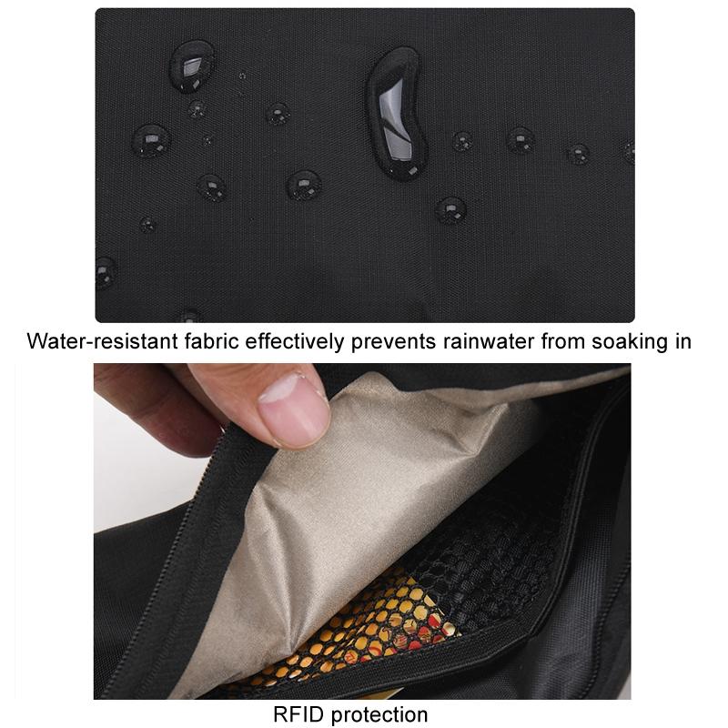 Invisible RFID Blocking Travel Waist Pack Waterproof Phone Passport Security Belt Bag 4