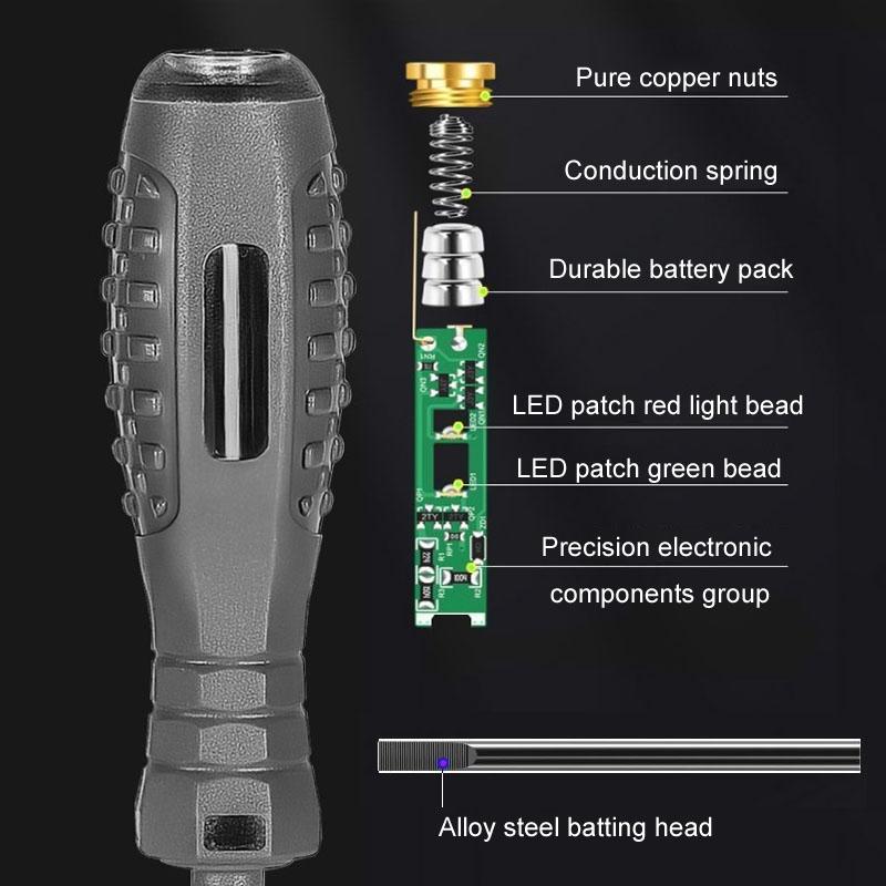 Smart Voltage Tester Screwdriver High Torque Electrician Tester With Non Contact Detection 4