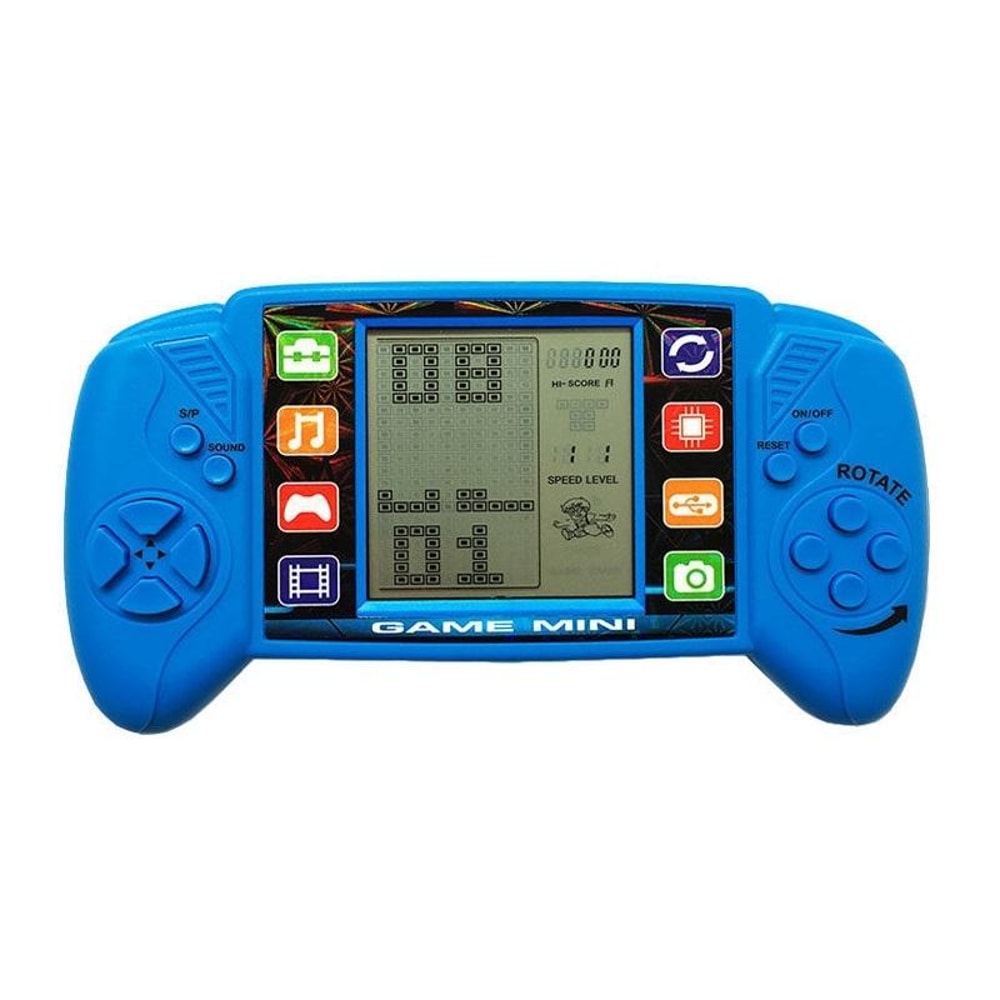 Kids Portable Handheld Game Console with Large LCD Screen Educational Retro Gaming Device for Children