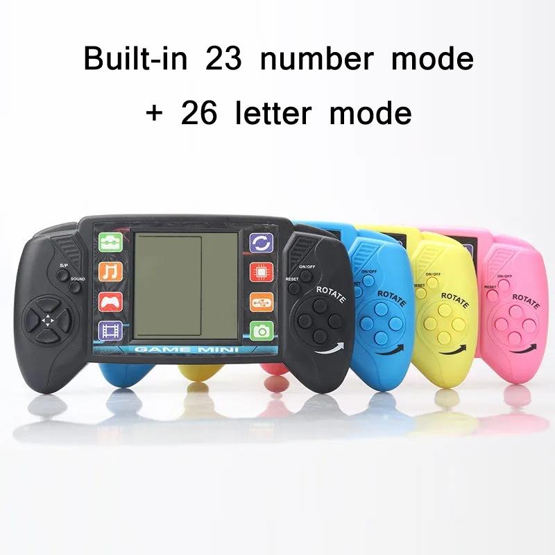 Kids Portable Handheld Game Console with Large LCD Screen Educational Retro Gaming Device for Children