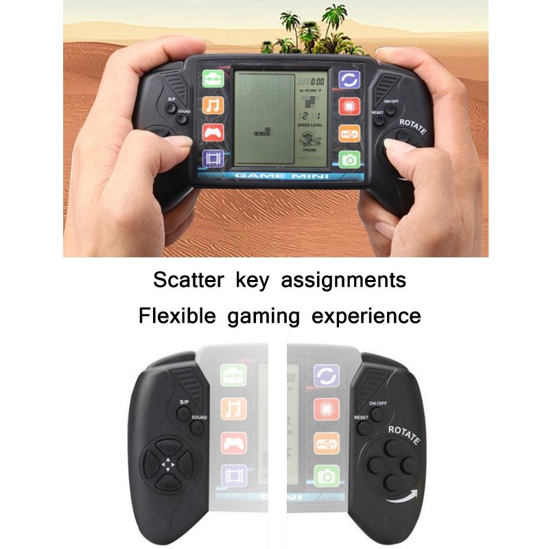 Kids Portable Handheld Game Console with Large LCD Screen Educational Retro Gaming Device for Children