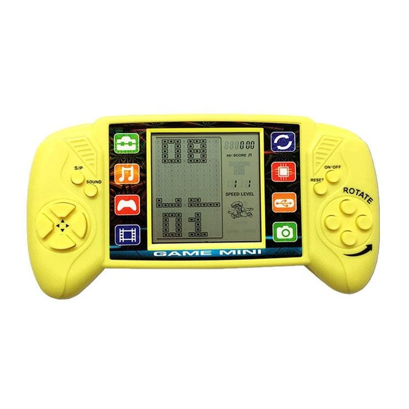 Kids Portable Handheld Game Console with Large LCD Screen Educational Retro Gaming Device for Children