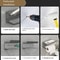 Adhesive Toilet Paper Holder With Shelf Rustproof Bathroom Storage Organizer 2