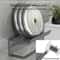 Adhesive Toilet Paper Holder With Shelf Rustproof Bathroom Storage Organizer 8