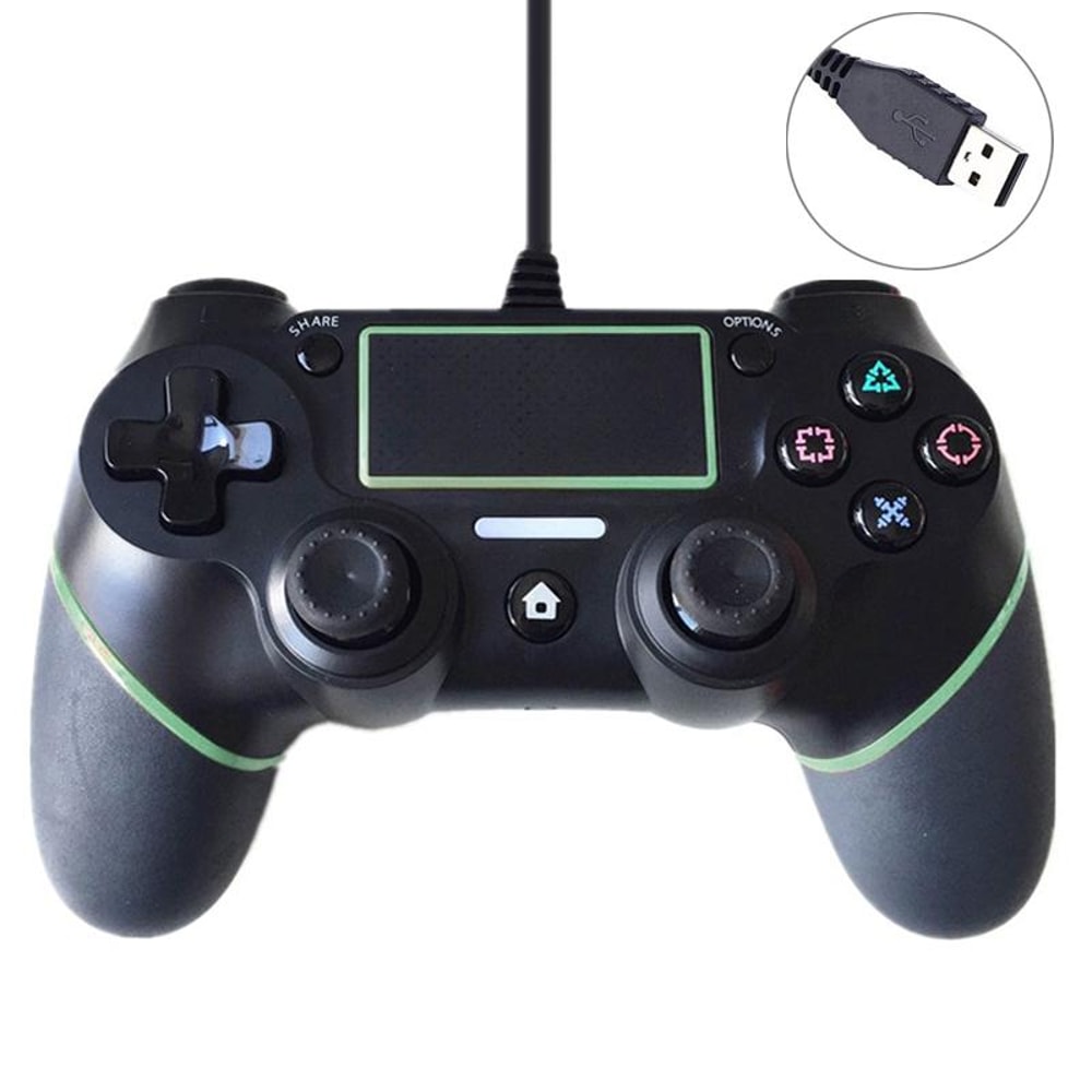 Wired Controller for Sony PlayStation, Red Gaming Gamepad, Precision USB Game Controller