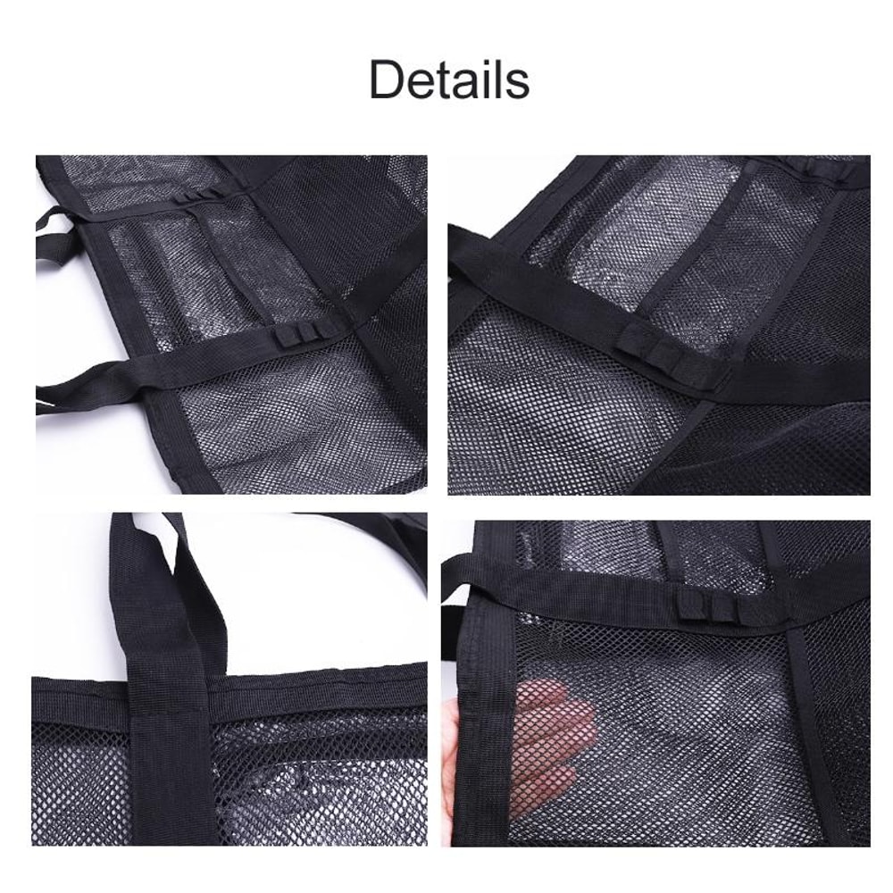Large Capacity Mesh Beach Tote Bag, Lightweight Swimming Tote Bag with Storage Organizer