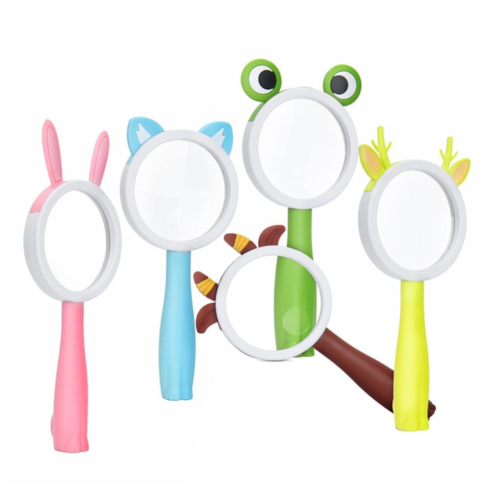 Cartoon Frog Kids Magnifying Glass Handheld Science Experiment Magnifier Toy 1