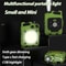 Mini Keychain COB Flashlight USB Rechargeable Magnetic Work Light For Camping Emergency Use 2