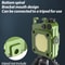 Mini Keychain COB Flashlight USB Rechargeable Magnetic Work Light For Camping Emergency Use 7