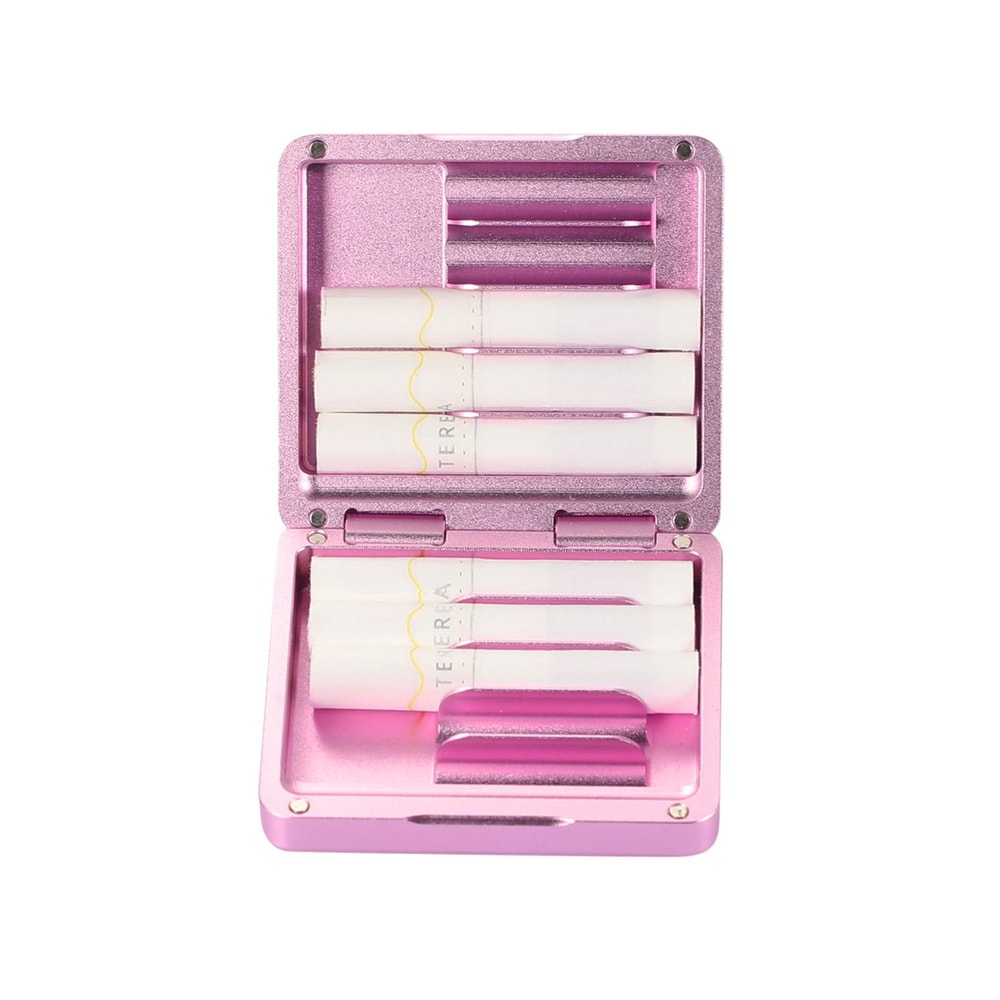 Slim Aluminum Cigarette Case Durable Metal Cigarette Holder Pocket Size 0