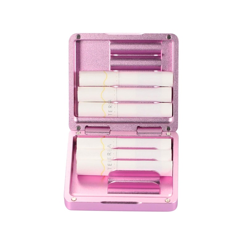 Slim Aluminum Cigarette Case Durable Metal Cigarette Holder Pocket Size 5