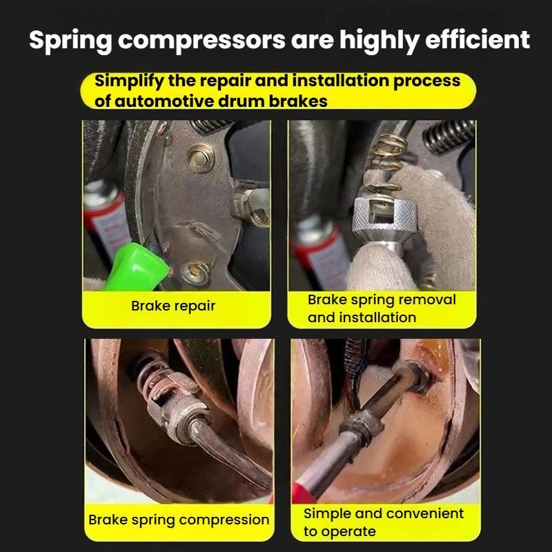 Brake Spring Removal Tool With Ergonomic Handle For Drum Brake Service 6