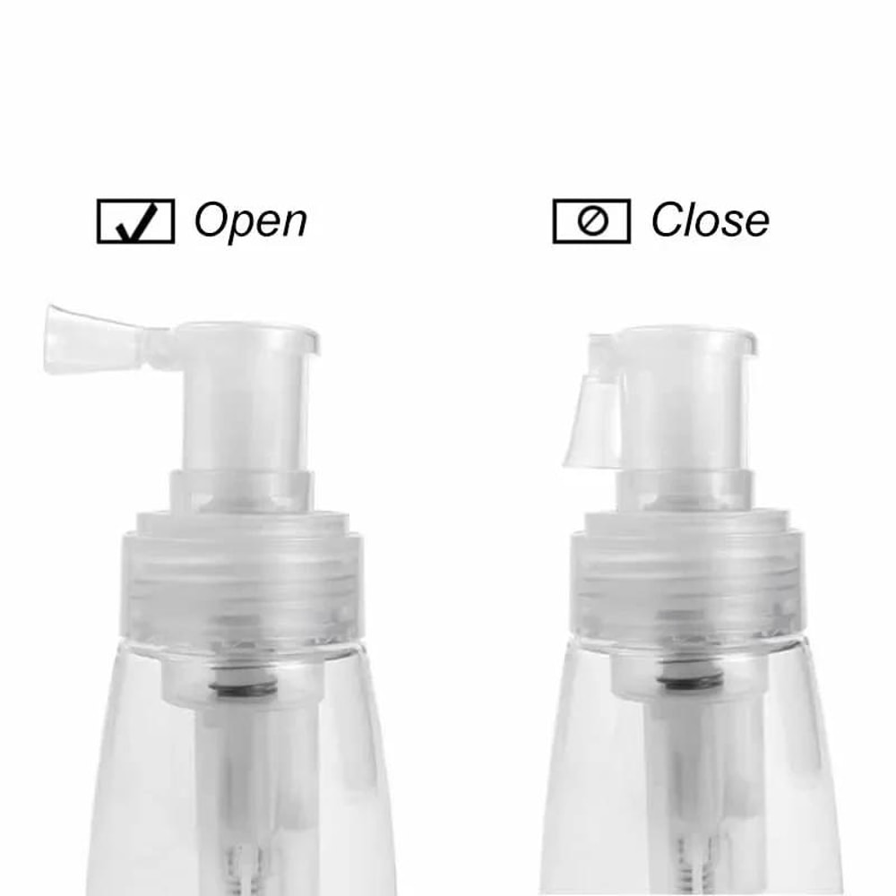 Portable 180ml Powder Spray Bottle Easy Refill Prickly Heat Powder Dispenser For Travel Daily Use 1
