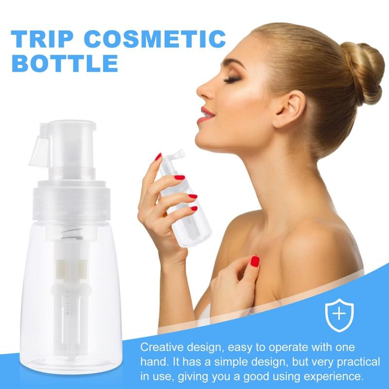 Portable 180ml Powder Spray Bottle Easy Refill Prickly Heat Powder Dispenser For Travel Daily Use 7